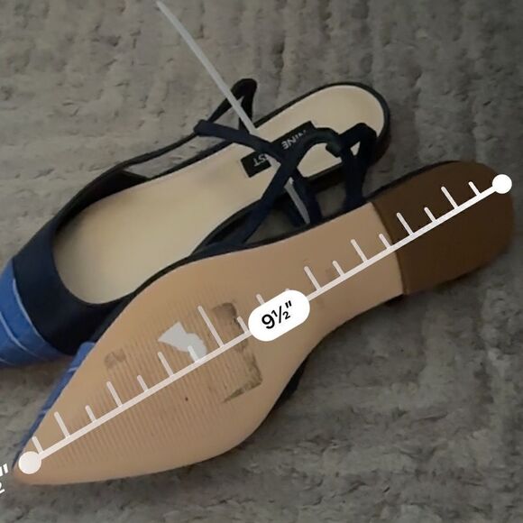 NINE WEST | BABEE SLINGBACK POINTY TOE FLATS - Picture 5 of 5